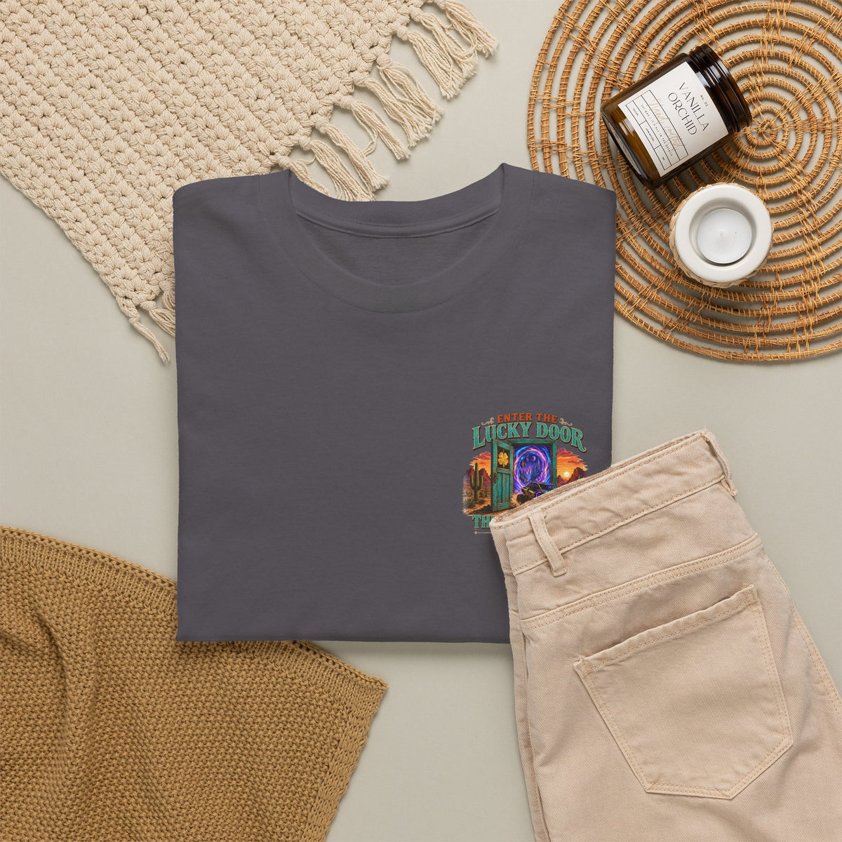 Enter the Lucky Door Heavy Tee