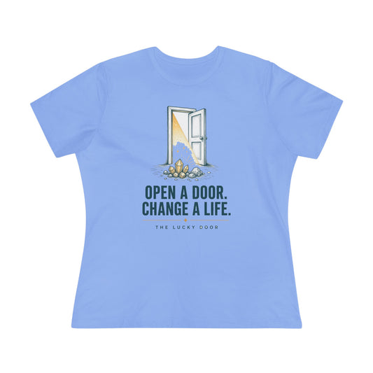 Open a Door. Change a Life. Women's Relaxed Tee
