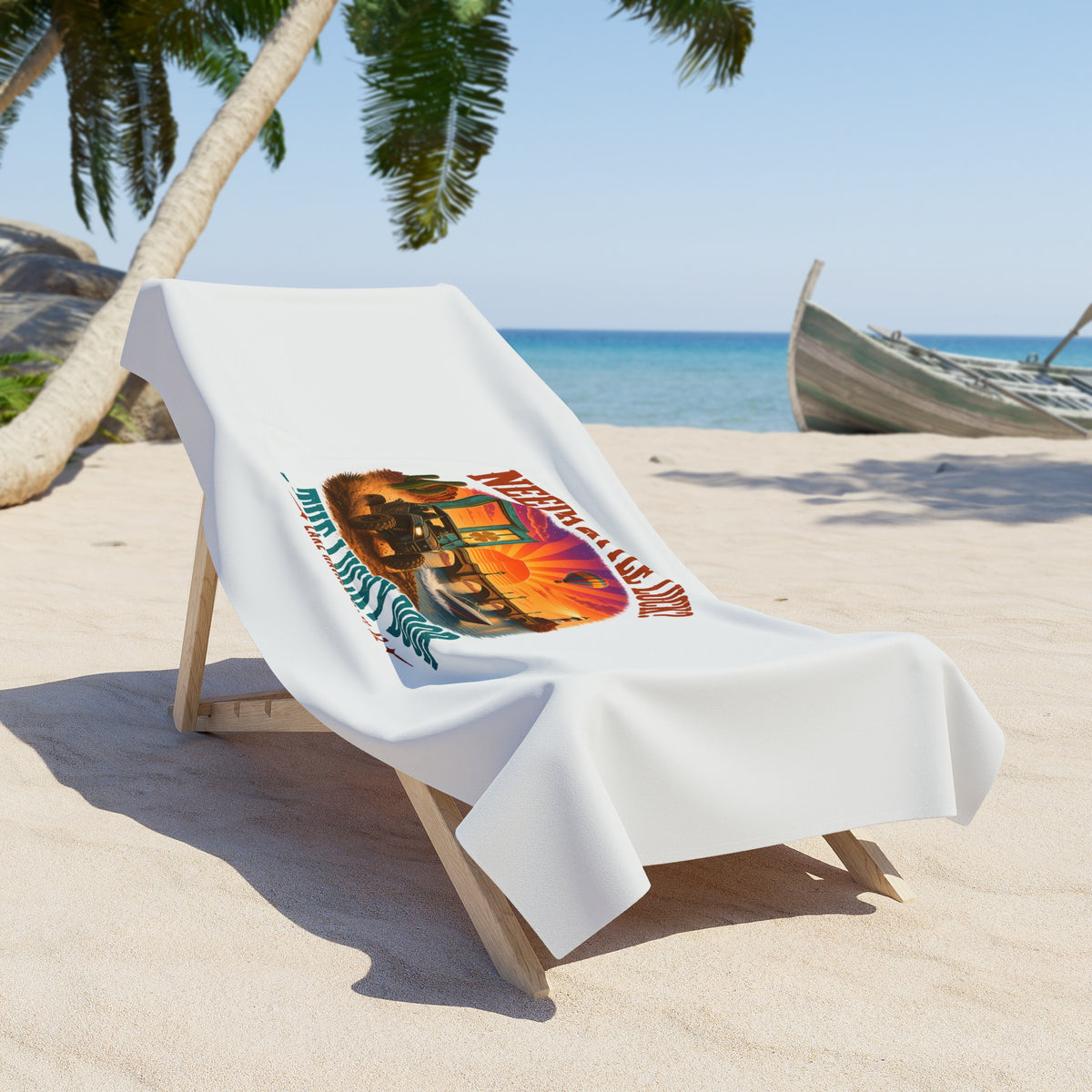 Need a Little Luck? Beach Towel