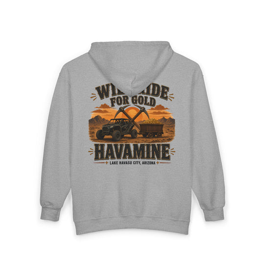 Havamine Ride for Gold Zip Hoodie