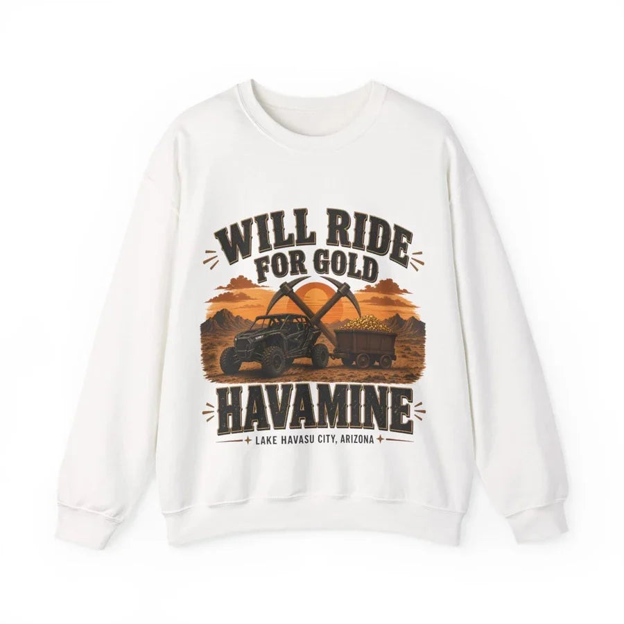 Will Ride for Gold Crewneck