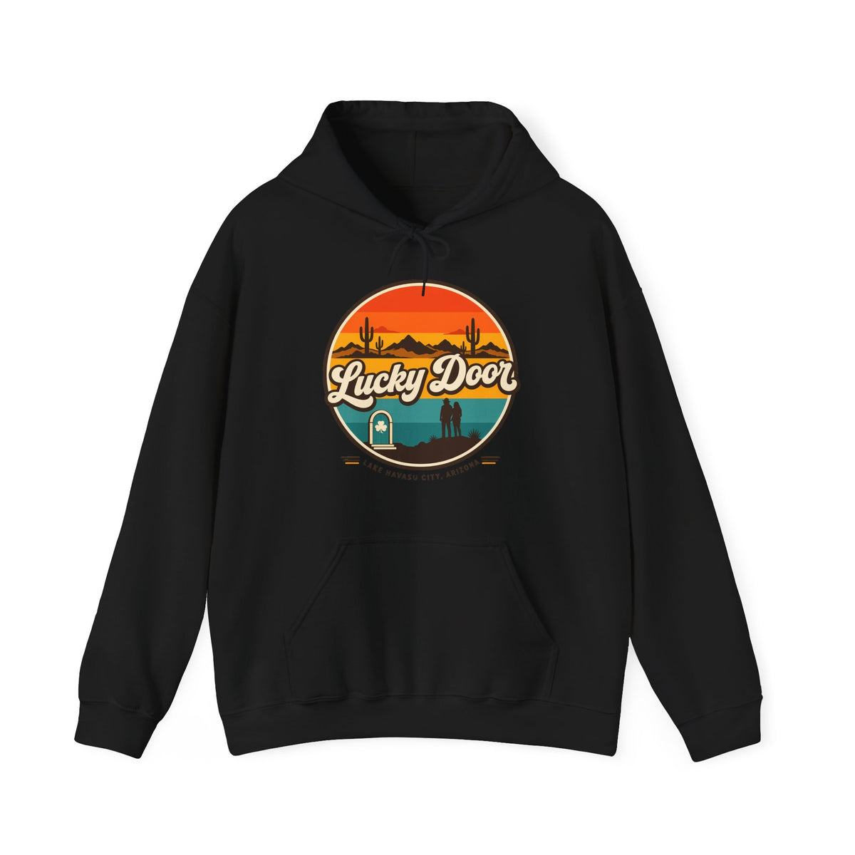 Lucky Door Retro Sunset Hoodie