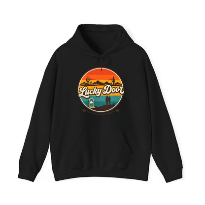 Lucky Door Retro Sunset Hoodie