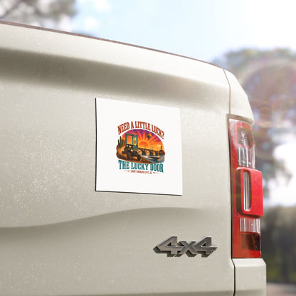 Lucky Door Car Magnet