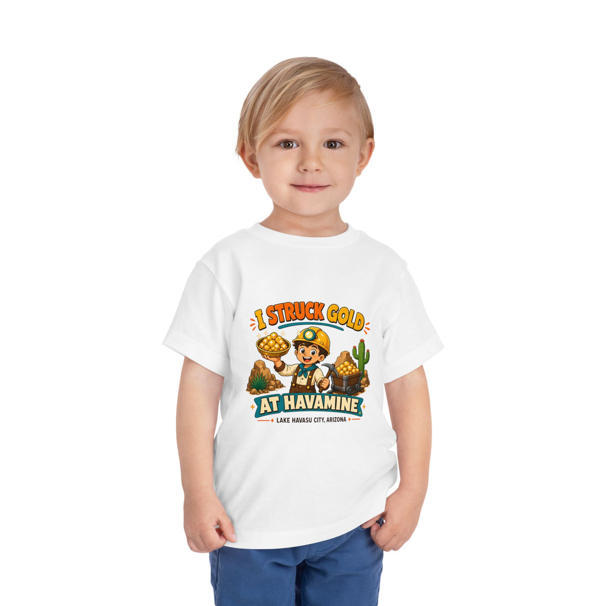 I Struck Gold at Havamine Toddler Tee