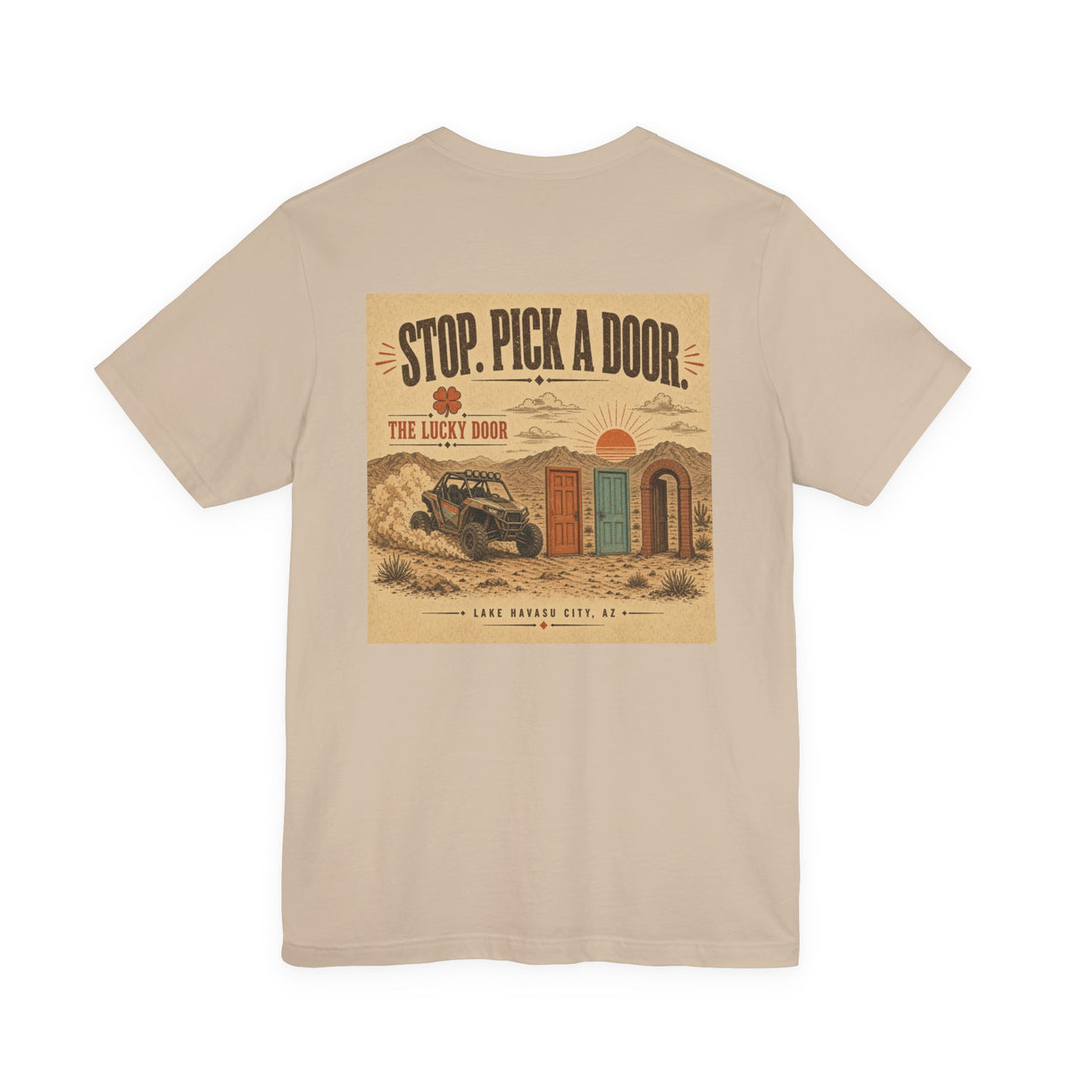 Stop. Pick a Door. Lucky Door Tee