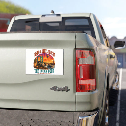Lucky Door Car Magnet
