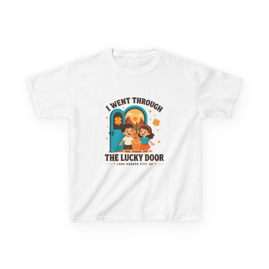 I Went Through the Lucky Door Kids Tee