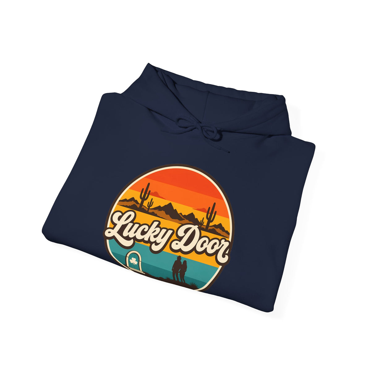 Lucky Door Retro Sunset Hoodie
