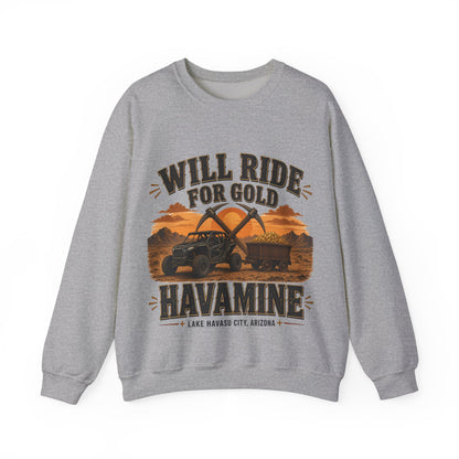 Havamine Ride for Gold Crewneck