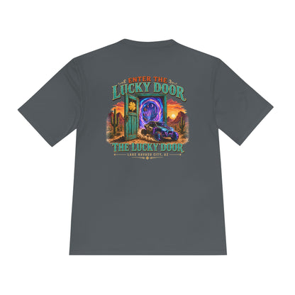 Enter the Lucky Door Performance Tee