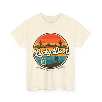 Lucky Door Retro Sunset Tee