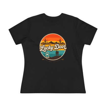 Retro Sunset Women's Relaxed Tee