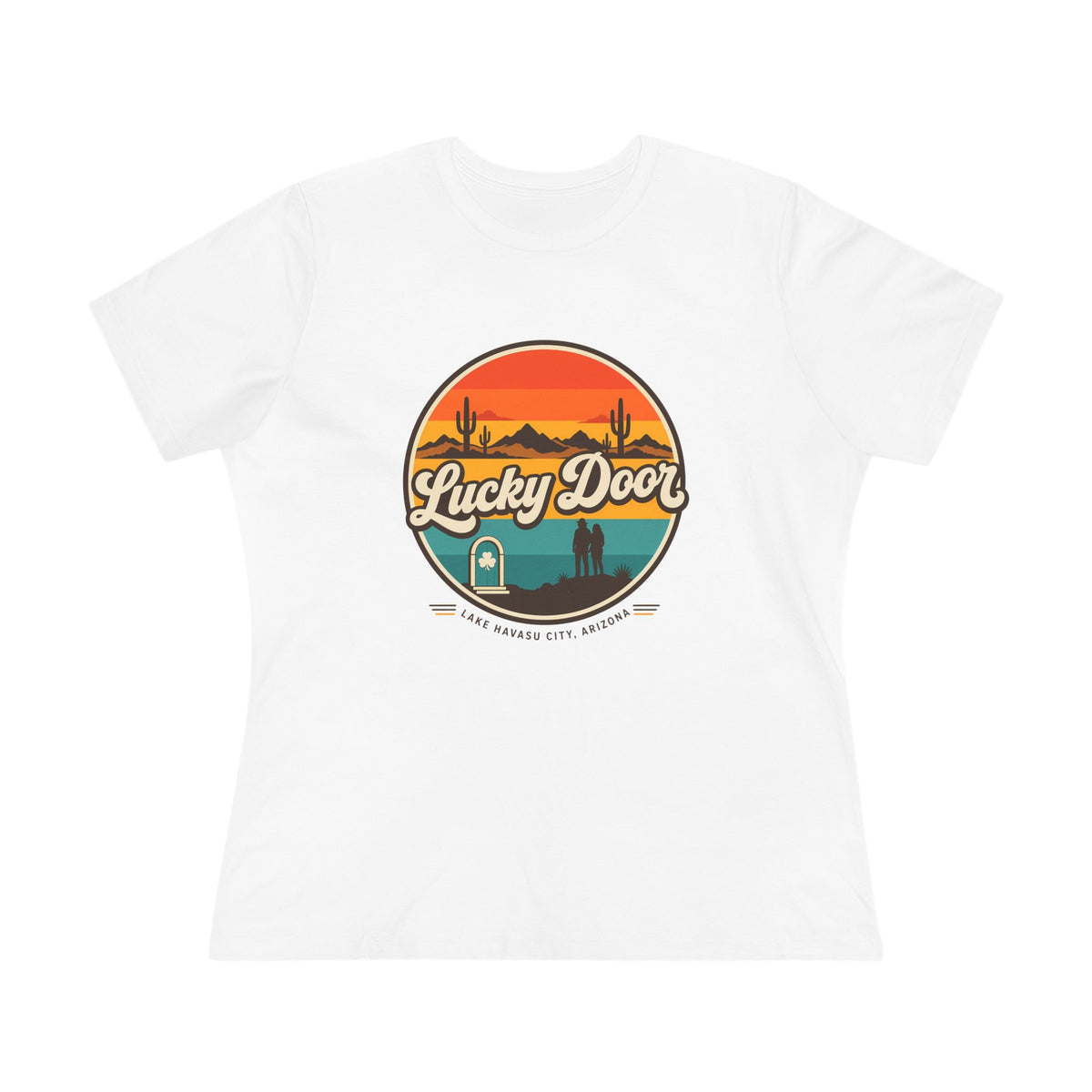 Retro Sunset Women's Relaxed Tee