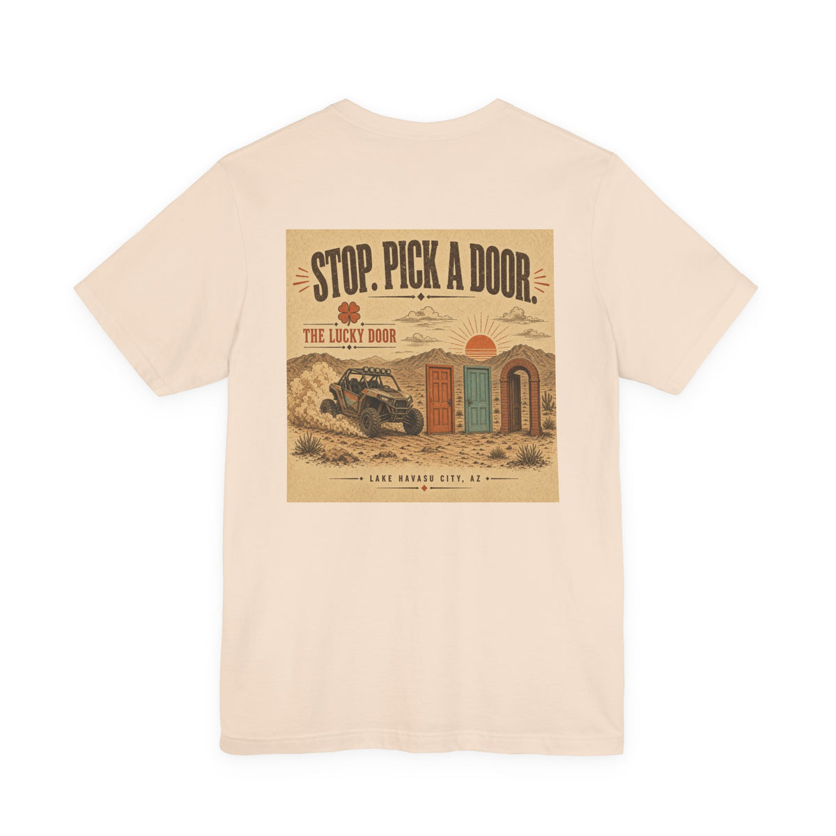 Stop. Pick a Door. Lucky Door Tee
