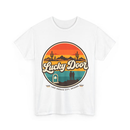 Lucky Door Retro Sunset Tee