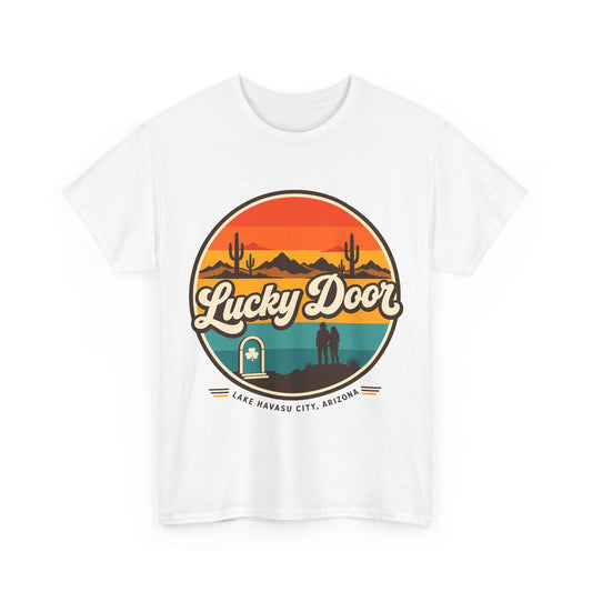 Lucky Door Retro Sunset Tee