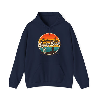 Lucky Door Retro Sunset Hoodie