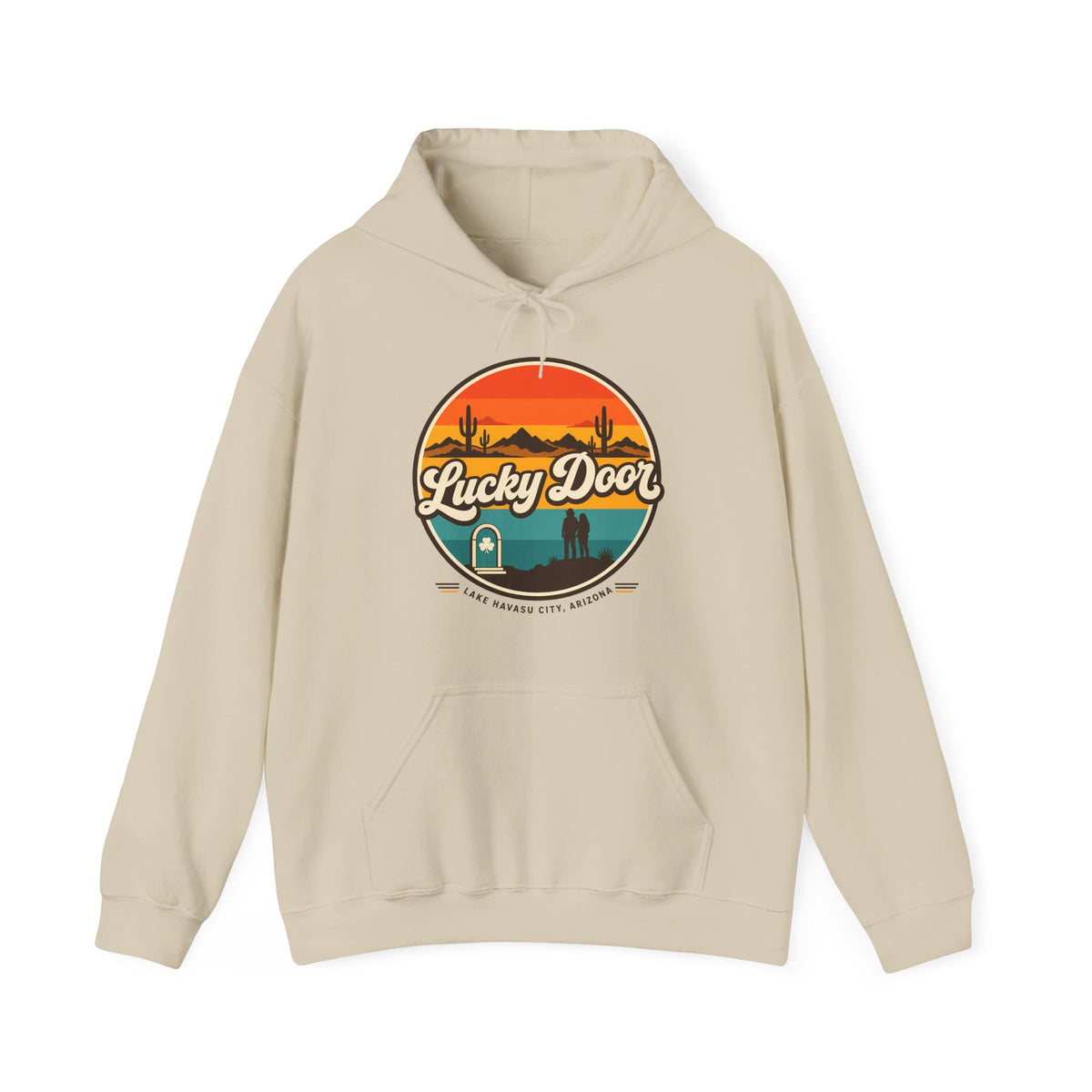 Lucky Door Retro Sunset Hoodie