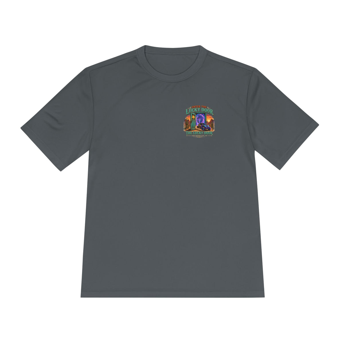 Enter the Lucky Door Performance Tee