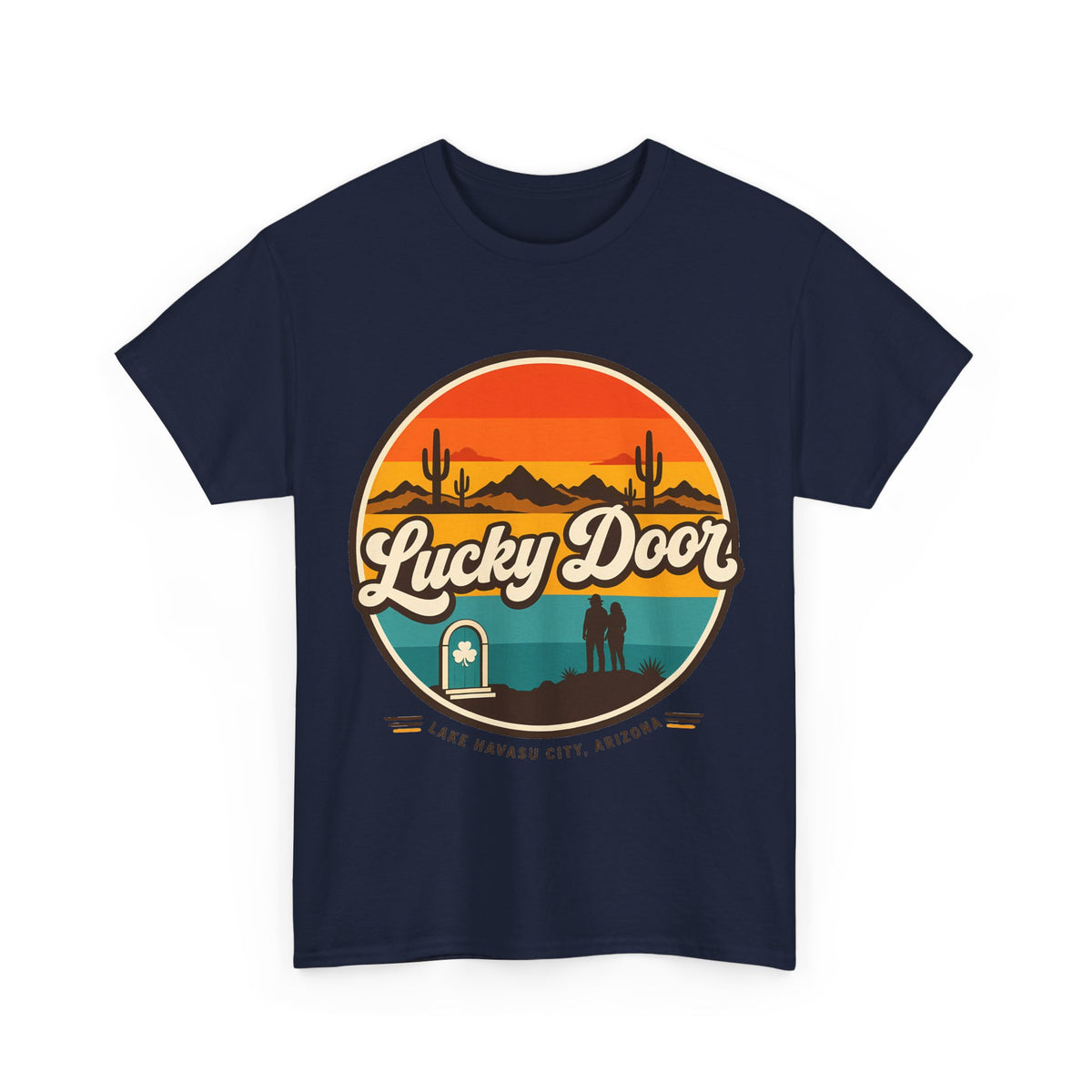 Lucky Door Retro Sunset Tee
