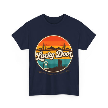 Lucky Door Retro Sunset Tee