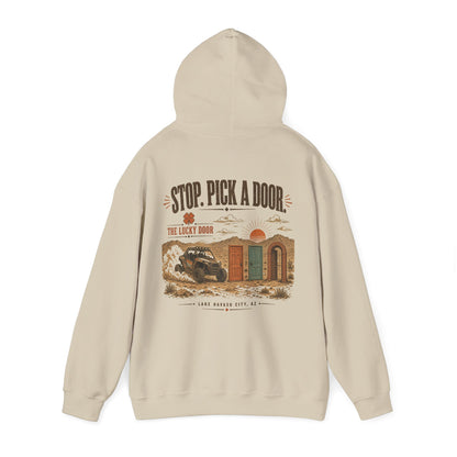 Stop and Pick a Door Hoodie