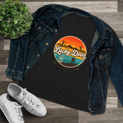Retro Sunset Women's Relaxed Tee