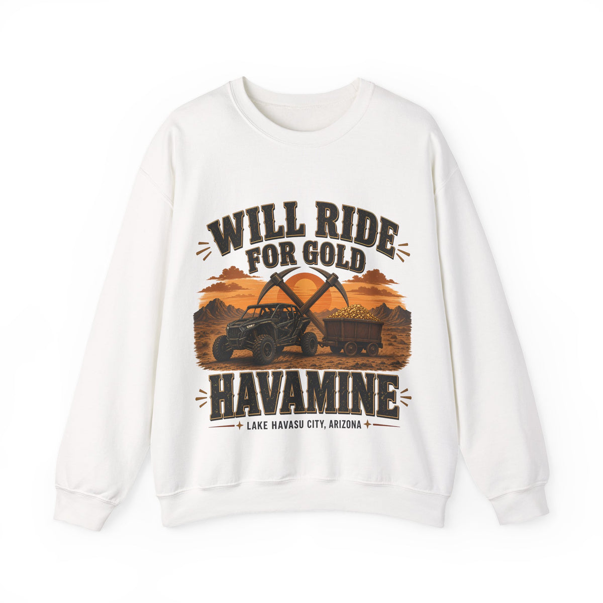 Havamine Ride for Gold Crewneck