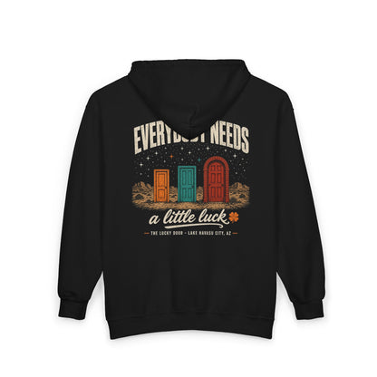 Everybody Needs Luck Zip Hoodie