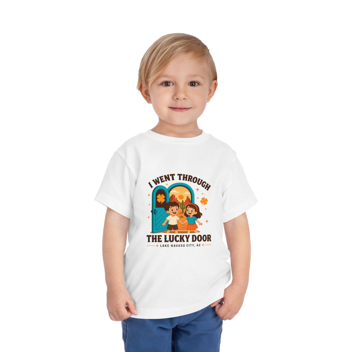 I Went Through the Lucky Door Toddler Tee