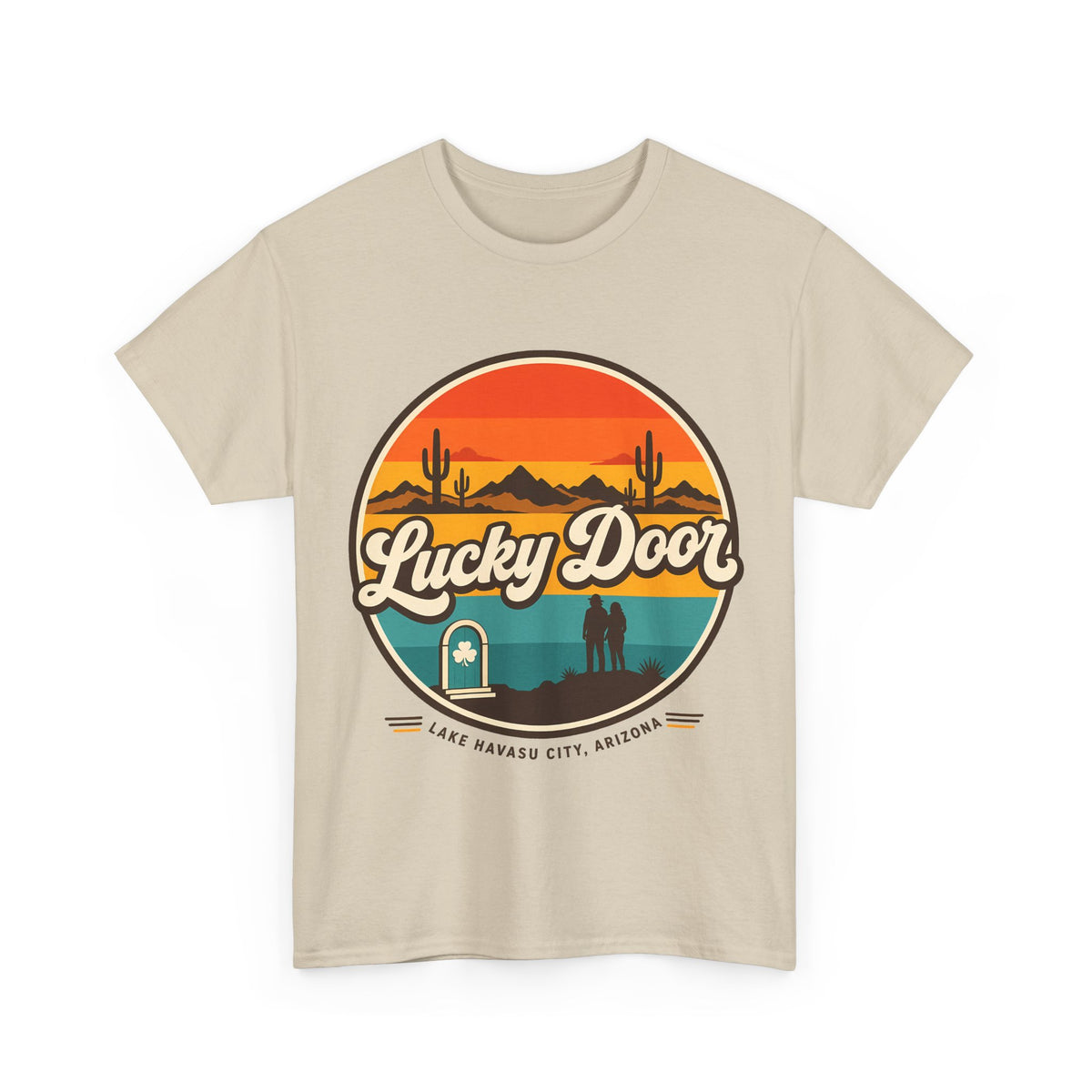 Lucky Door Retro Sunset Tee