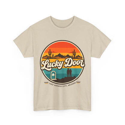 Lucky Door Retro Sunset Tee