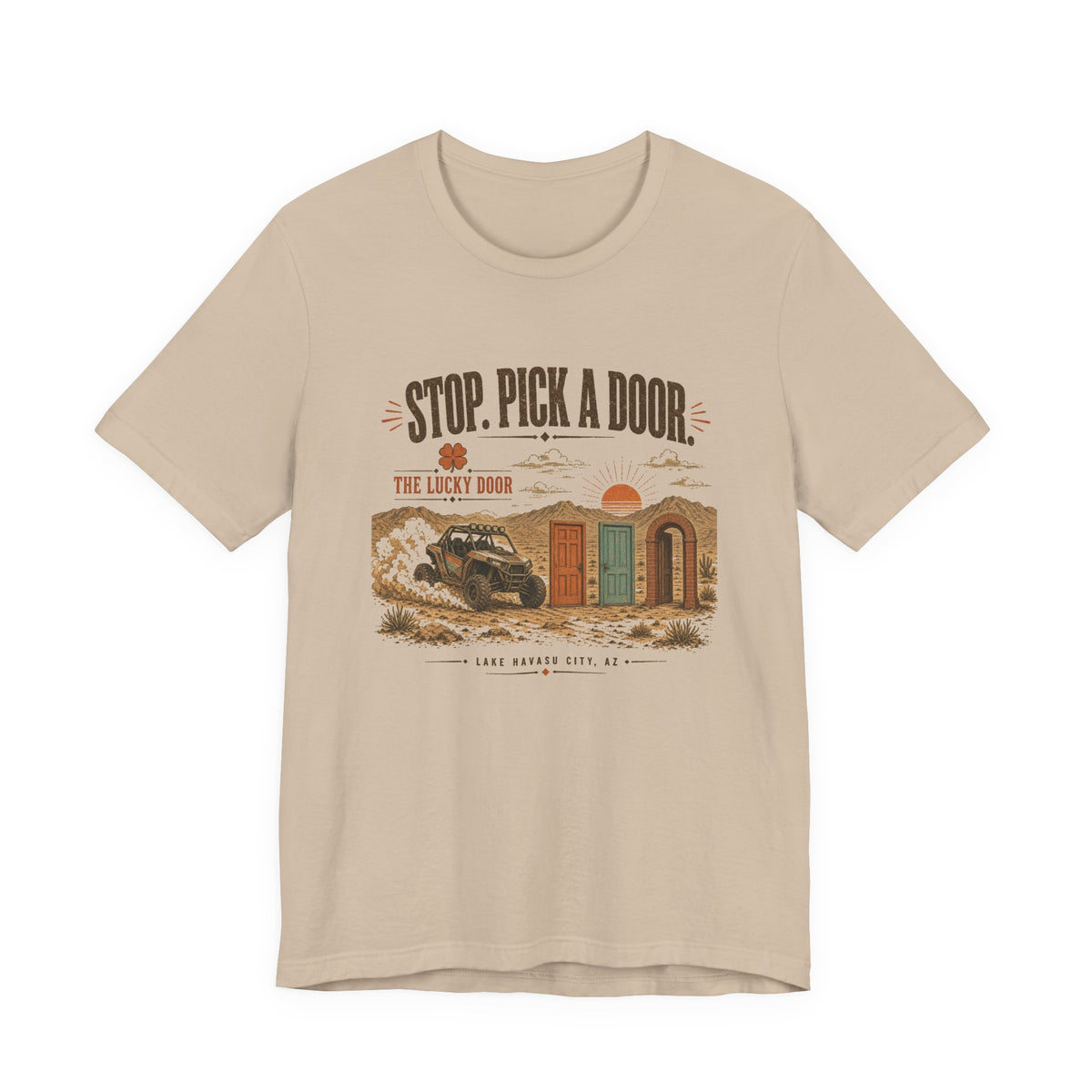 Stop. Pick a Door. Lucky Door Tee
