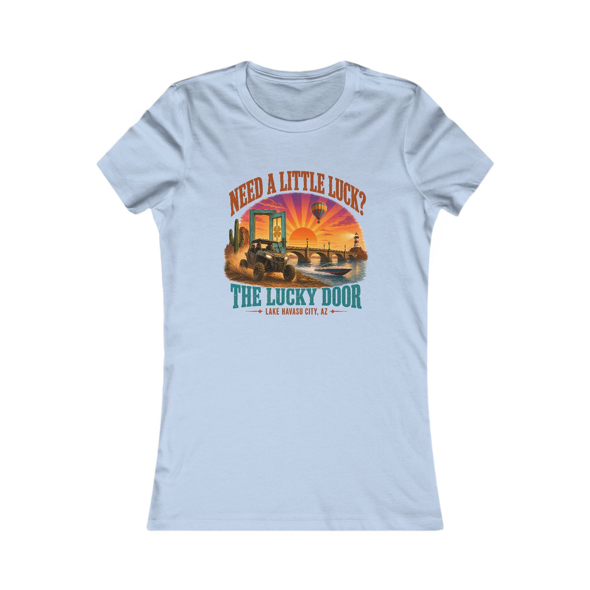 Need a Little Luck? Women's Fitted Tee