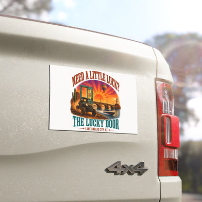 Lucky Door Car Magnet