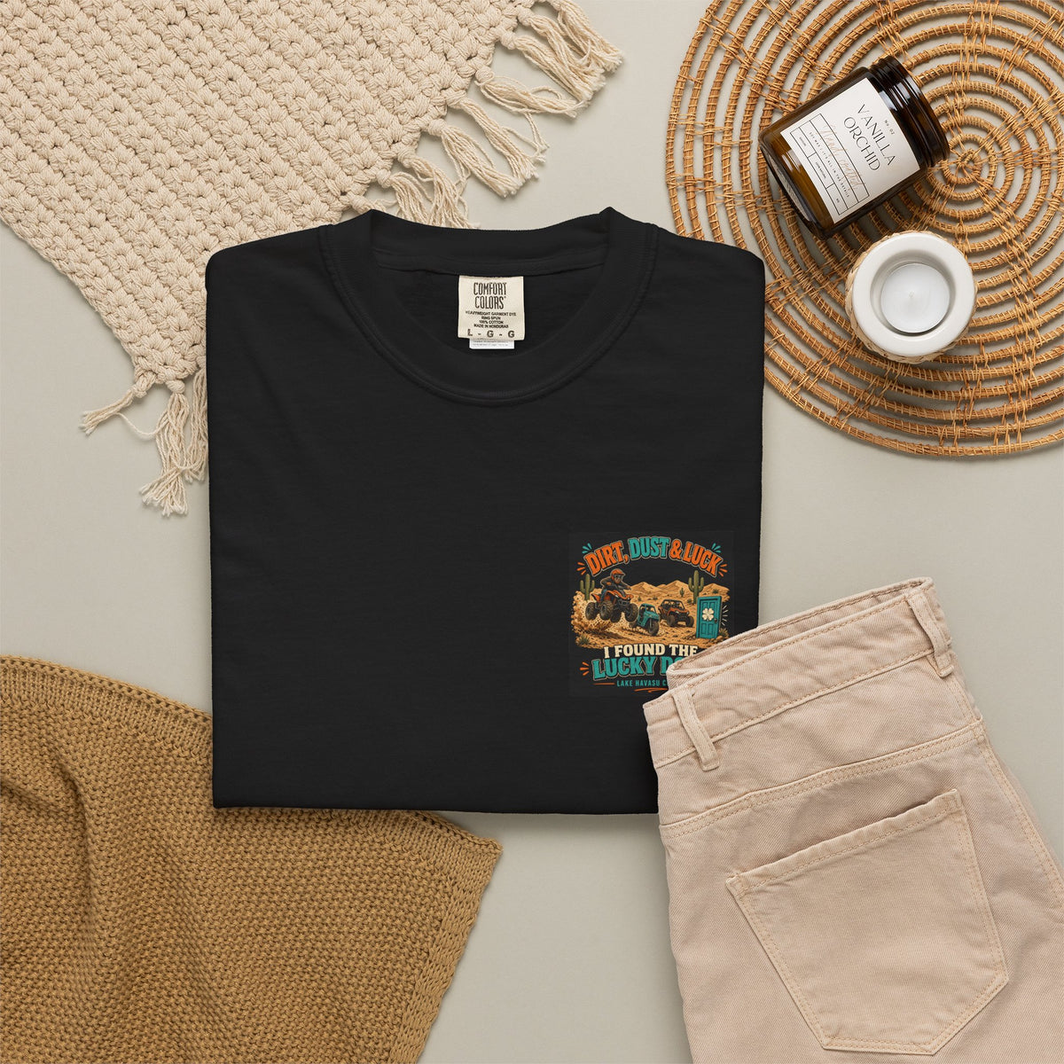 Dirt, Dust and Luck Heavyweight Tee