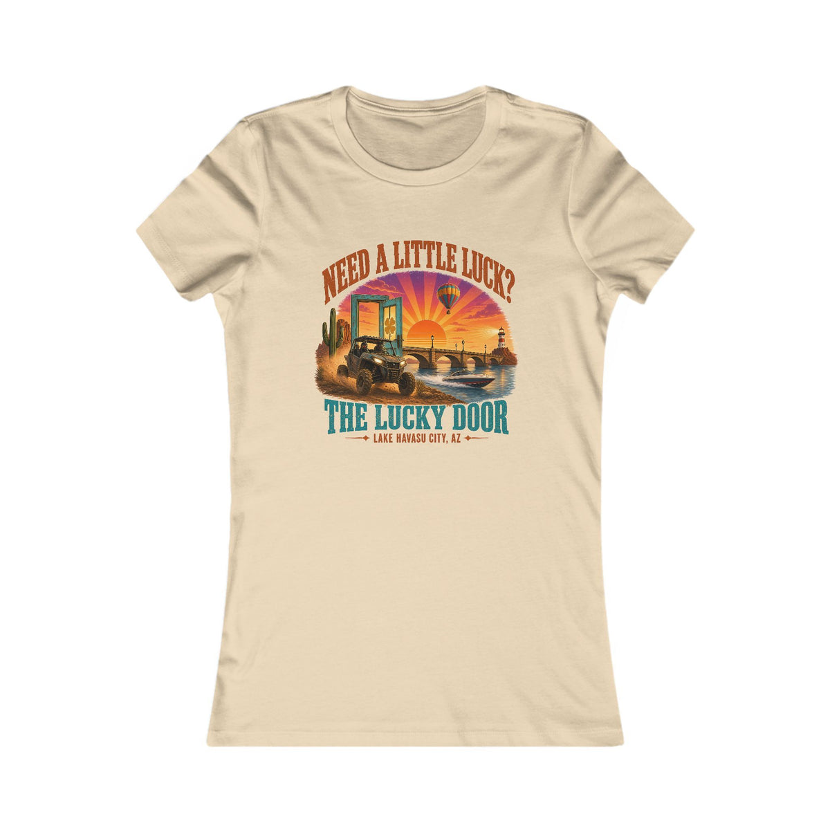 Need a Little Luck? Women's Fitted Tee