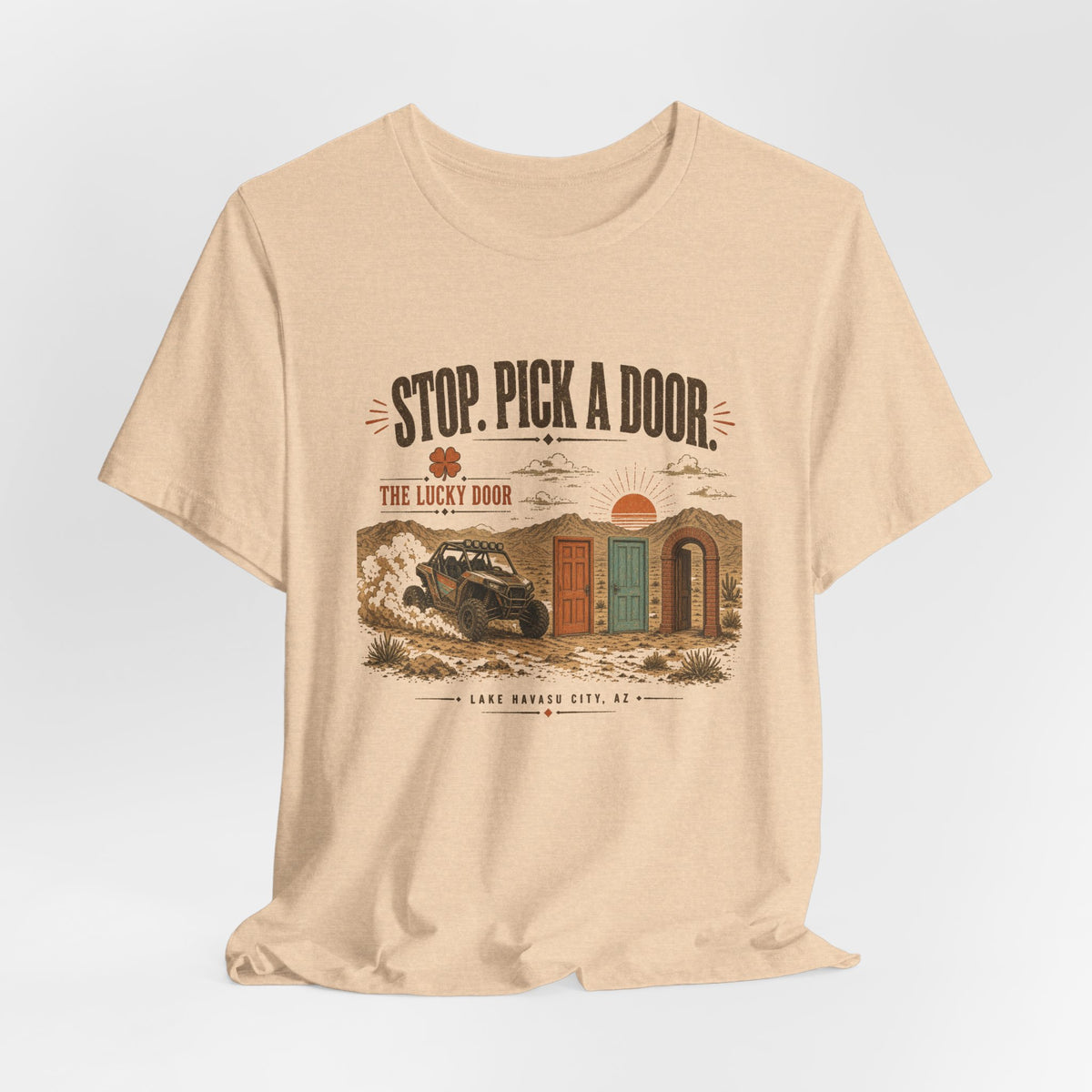 Stop. Pick a Door. Lucky Door Tee