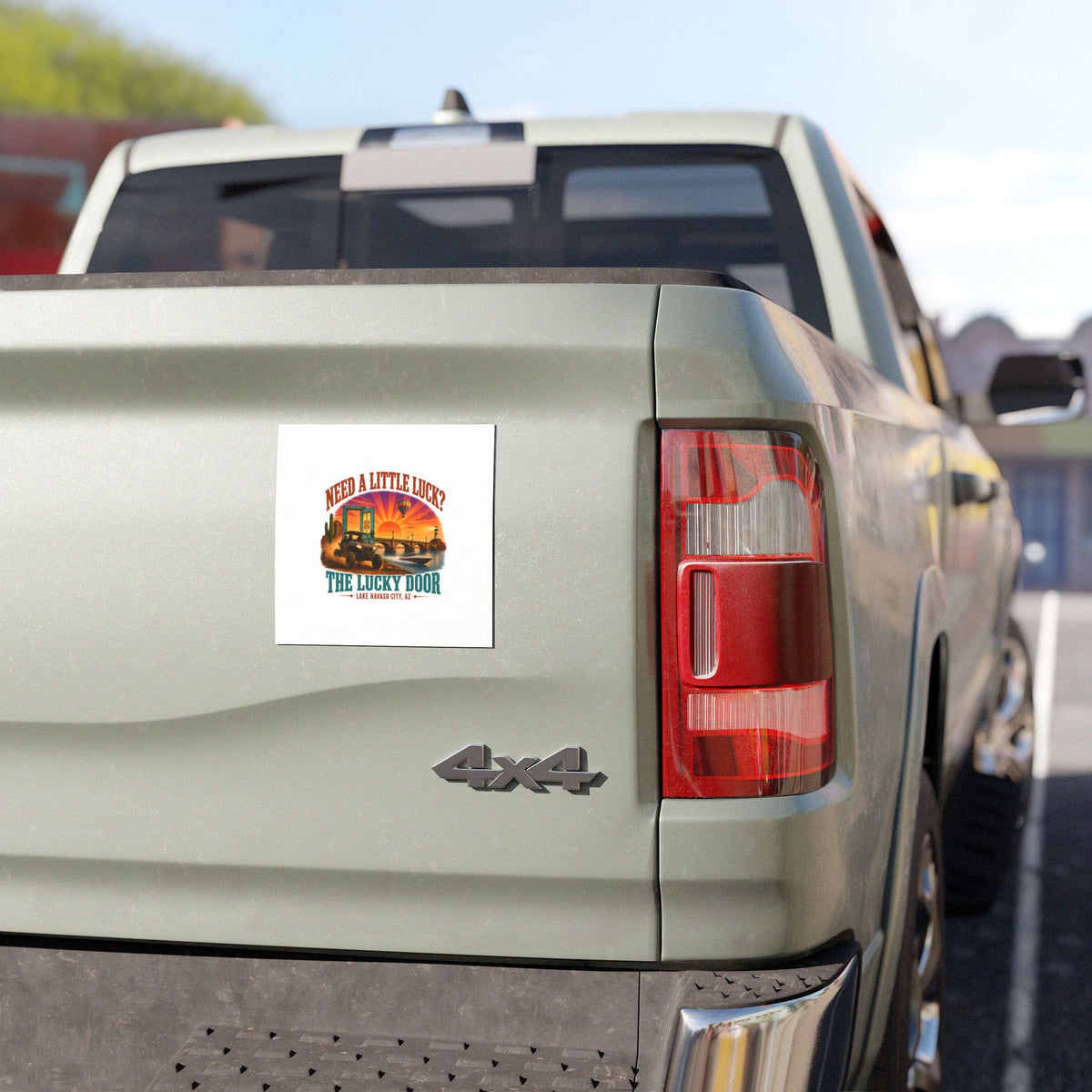 Lucky Door Car Magnet