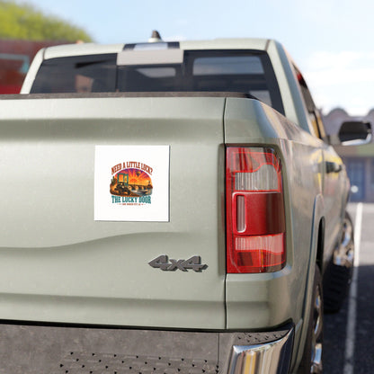 Lucky Door Car Magnet