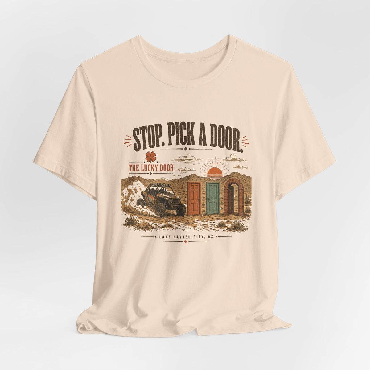 Stop. Pick a Door. Lucky Door Tee
