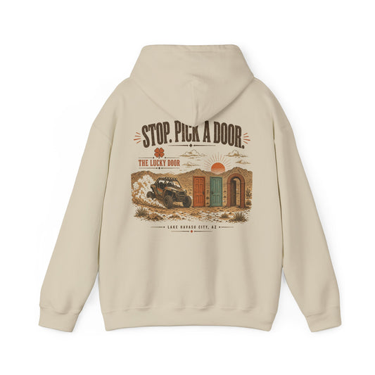Stop and Pick a Door Hoodie