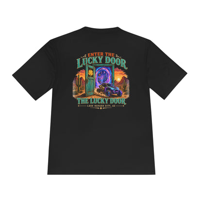 Enter the Lucky Door Performance Tee