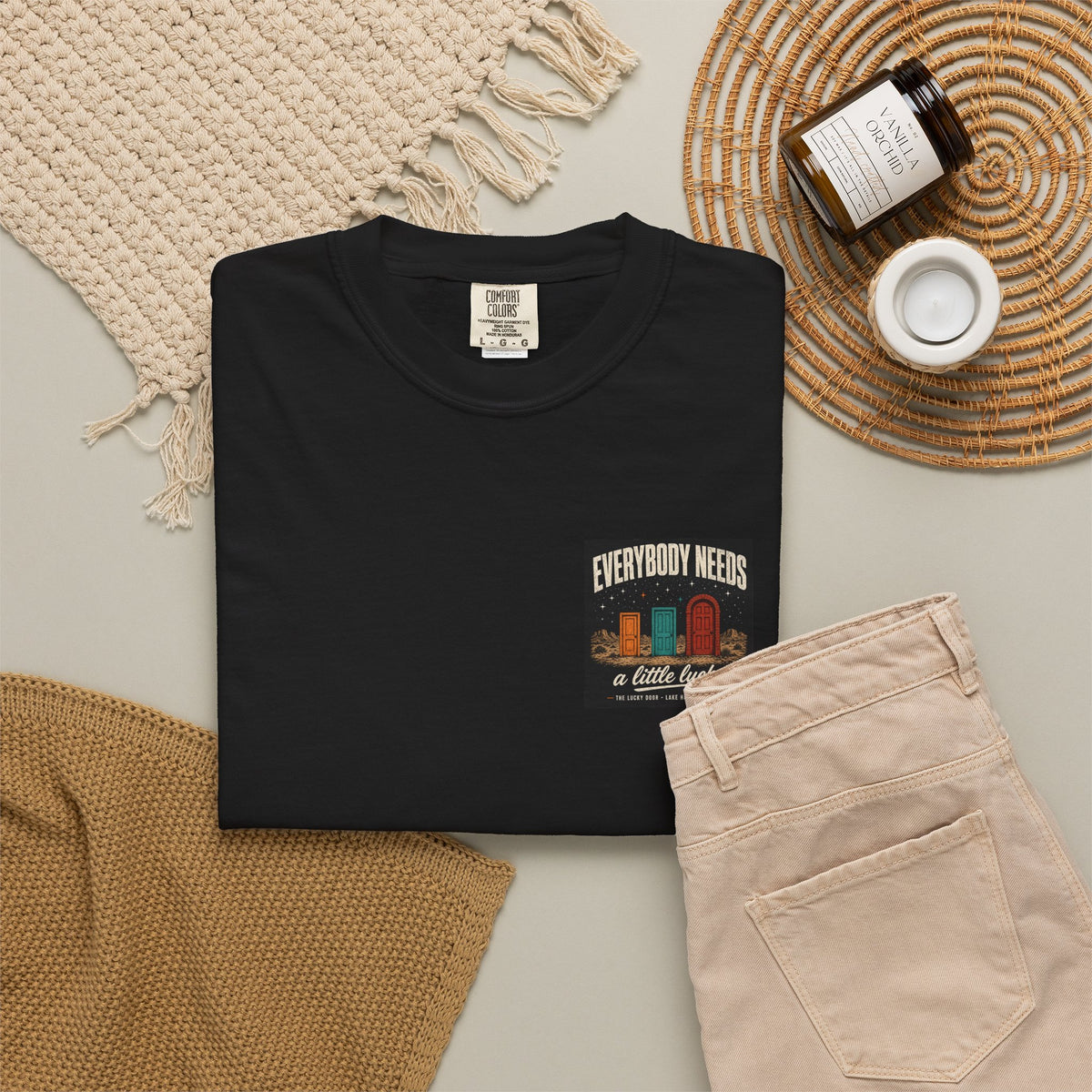 Everybody Needs a Little Luck Heavyweight Tee