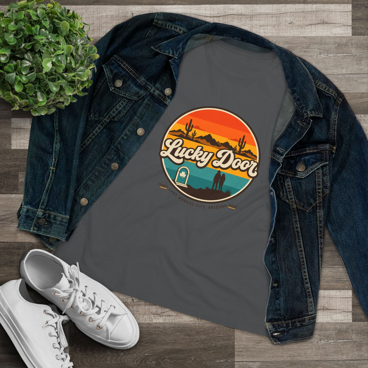 Retro Sunset Women's Relaxed Tee