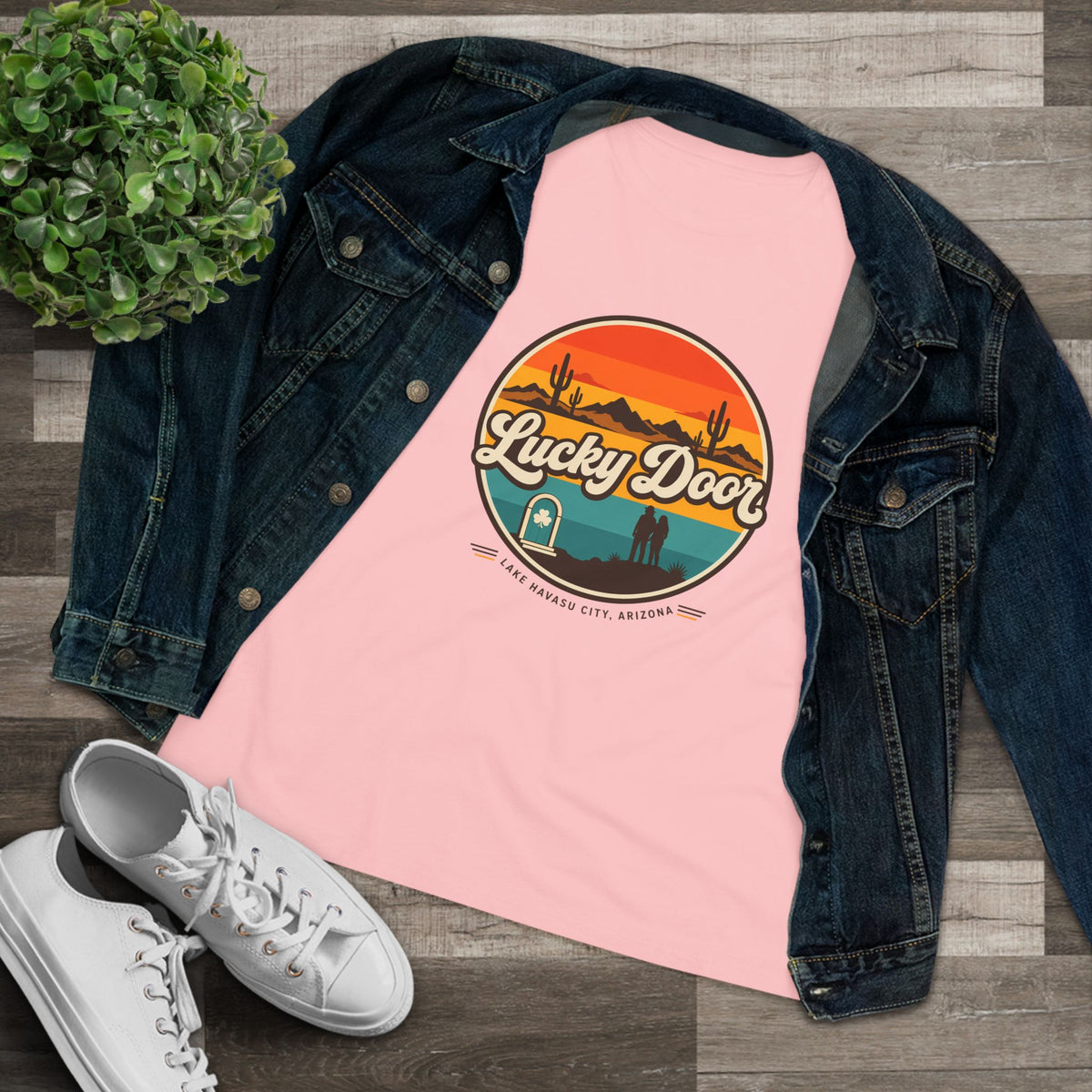 Retro Sunset Women's Relaxed Tee