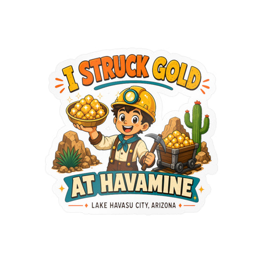 Struck Gold Vinyl Decal