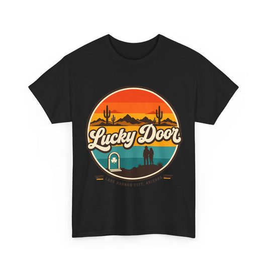 Lucky Door Retro Sunset Tee