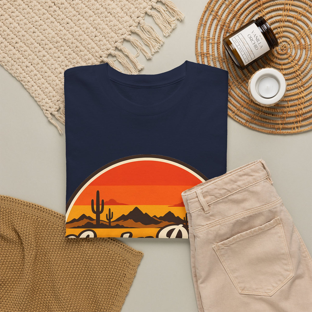 Lucky Door Retro Sunset Tee